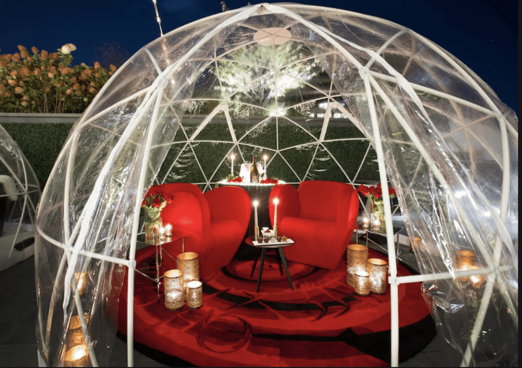 things to do in dc this winter, private dining igloo