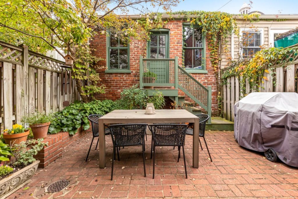 House with backyard